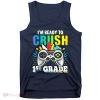 Im Ready To Crush 1st Grade Back To School Video Game Boy Tank Top thumb 0
