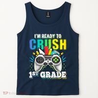 Im Ready To Crush 1st Grade Back To School Video Game Boy Tank Top thumb 2