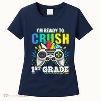Im Ready To Crush 1st Grade Back To School Video Game Boy Women's T-Shirt thumb 0