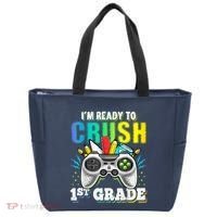 Im Ready To Crush 1st Grade Back To School Video Game Boy Tote Bag thumb 0