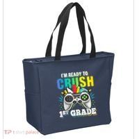 Im Ready To Crush 1st Grade Back To School Video Game Boy Tote Bag thumb 2