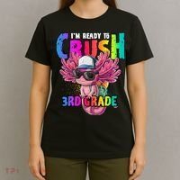 I'm Ready To Crush 3rd Grade Axolotl Back To School 2 T-Shirt thumb 4
