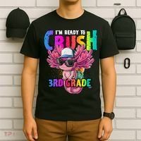I'm Ready To Crush 3rd Grade Axolotl Back To School 2 T-Shirt thumb 6