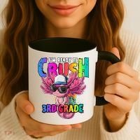 I'm Ready To Crush 3rd Grade Axolotl Back To School 2 Coffee Mug thumb 3