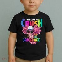 I'm Ready To Crush 3rd Grade Axolotl Back To School 2 Toddler T-Shirt thumb 2