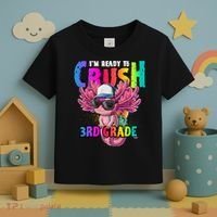 I'm Ready To Crush 3rd Grade Axolotl Back To School 2 Toddler T-Shirt thumb 3