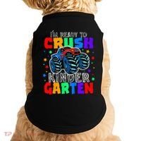 I'm Ready to Crush Kindergarten Monster Truck Doggie Tank thumb 0