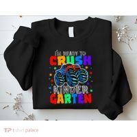I'm Ready to Crush Kindergarten Monster Truck Sweatshirt thumb 2