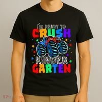 I'm Ready to Crush Kindergarten Monster Truck T-Shirt thumb 3