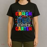 I'm Ready to Crush Kindergarten Monster Truck T-Shirt thumb 4