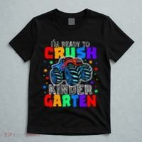 I'm Ready to Crush Kindergarten Monster Truck T-Shirt thumb 5