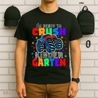 I'm Ready to Crush Kindergarten Monster Truck T-Shirt thumb 6