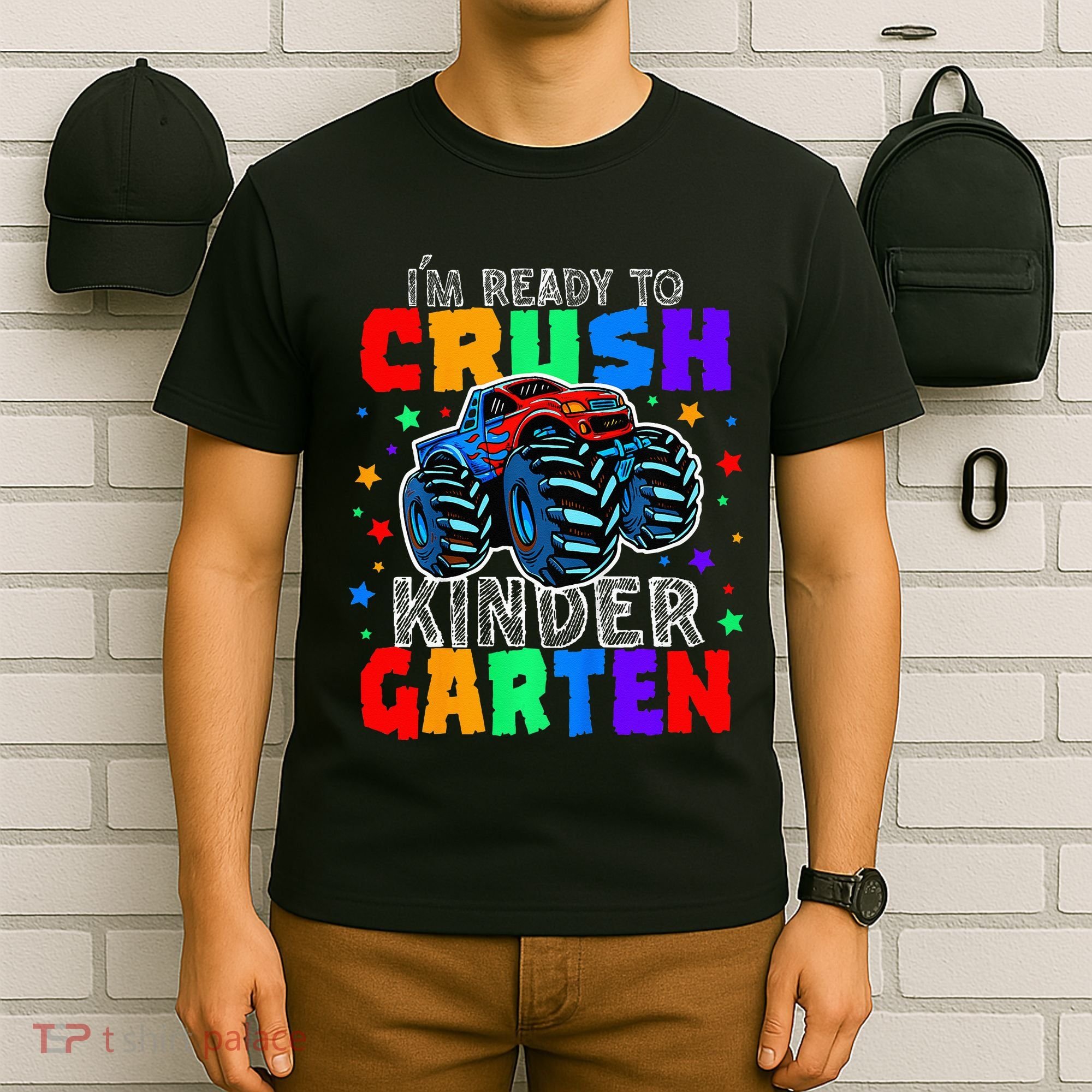 I'm Ready to Crush Kindergarten Monster Truck T-Shirt