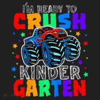 I'm Ready to Crush Kindergarten Monster Truck Beanie thumb 2