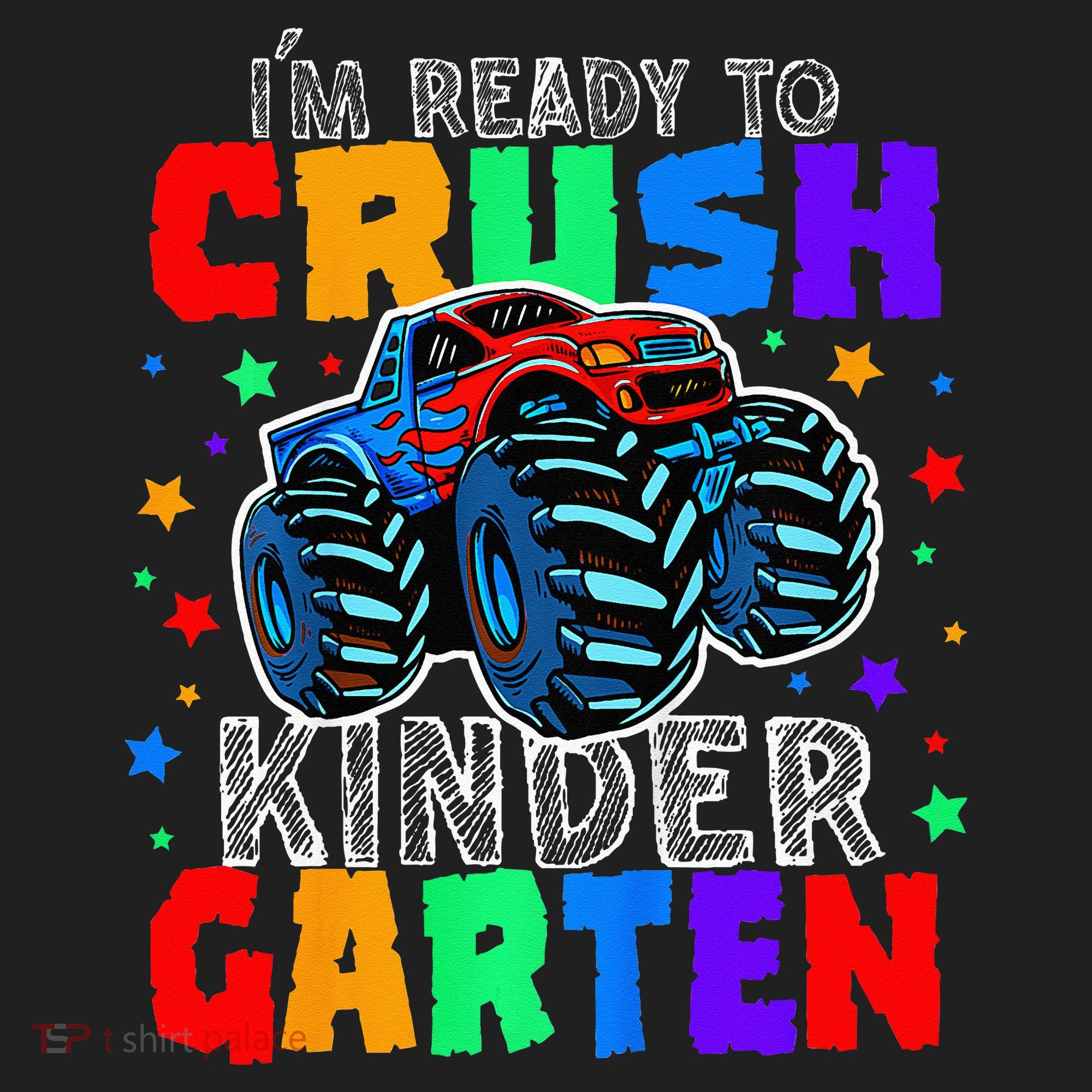 I'm Ready to Crush Kindergarten Monster Truck Beanie