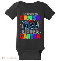I'm Ready to Crush Kindergarten Monster Truck Baby Bodysuit thumb 0