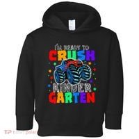 I'm Ready to Crush Kindergarten Monster Truck Toddler Hoodie thumb 0