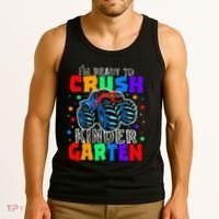 I'm Ready to Crush Kindergarten Monster Truck Tank Top thumb 3