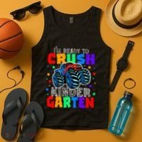 I'm Ready to Crush Kindergarten Monster Truck Tank Top thumb 4