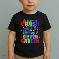 I'm Ready to Crush Kindergarten Monster Truck Toddler T-Shirt thumb 2