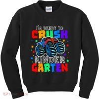 I'm Ready to Crush Kindergarten Monster Truck Kids Sweatshirt thumb 0