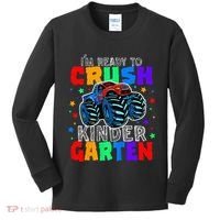 I'm Ready to Crush Kindergarten Monster Truck Kids Long Sleeve Shirt thumb 0