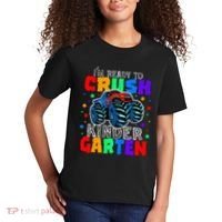 I'm Ready to Crush Kindergarten Monster Truck Kids T-Shirt thumb 2