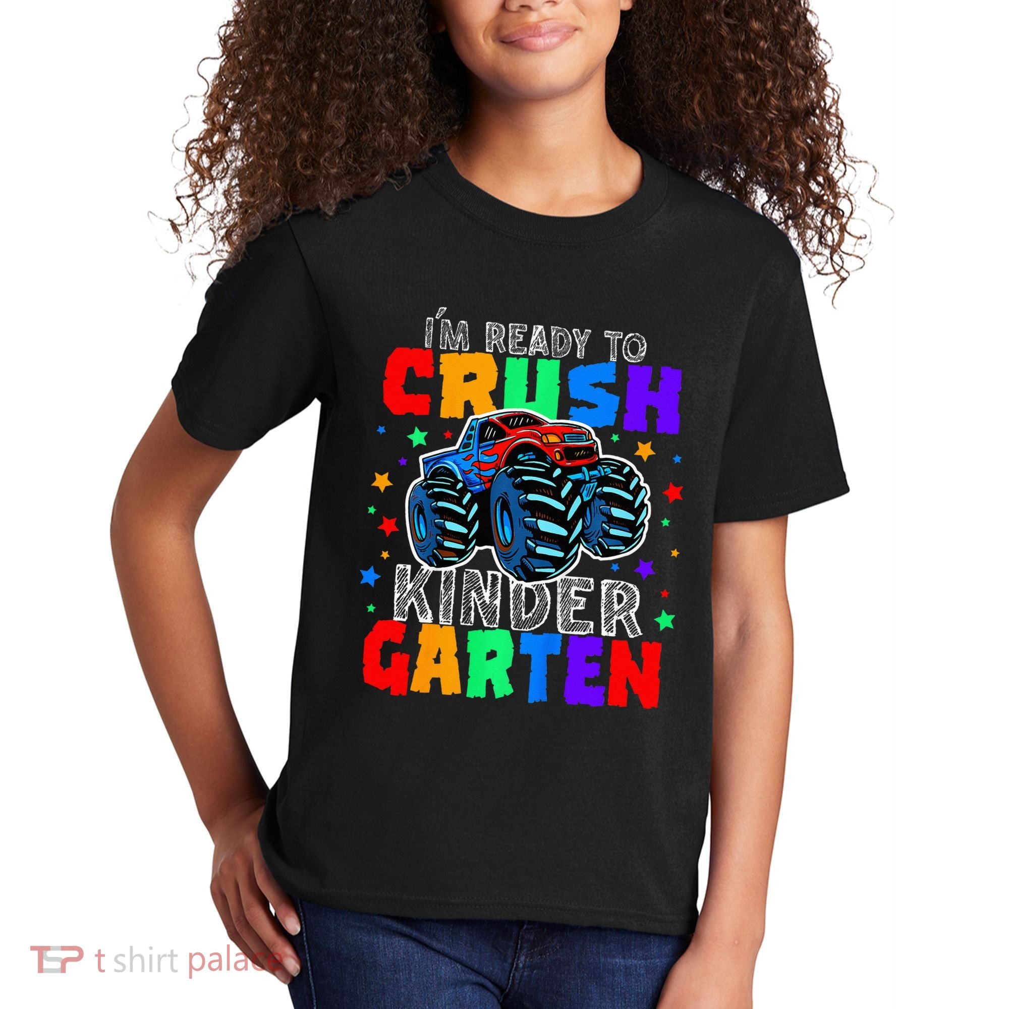 I'm Ready to Crush Kindergarten Monster Truck Kids T-Shirt