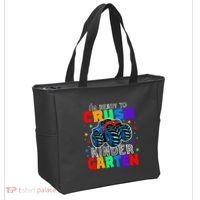 I'm Ready to Crush Kindergarten Monster Truck Tote Bag thumb 2
