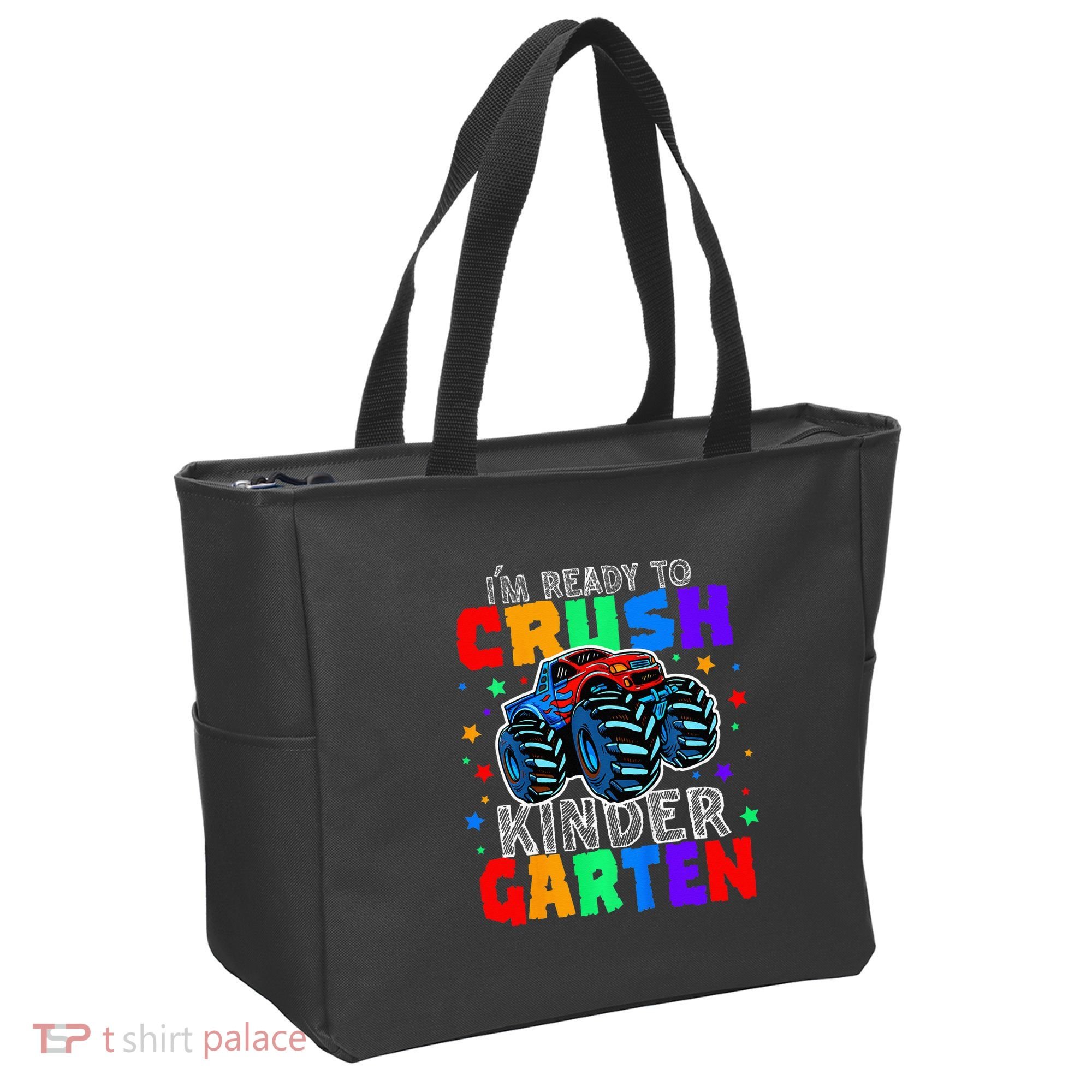 I'm Ready to Crush Kindergarten Monster Truck Tote Bag