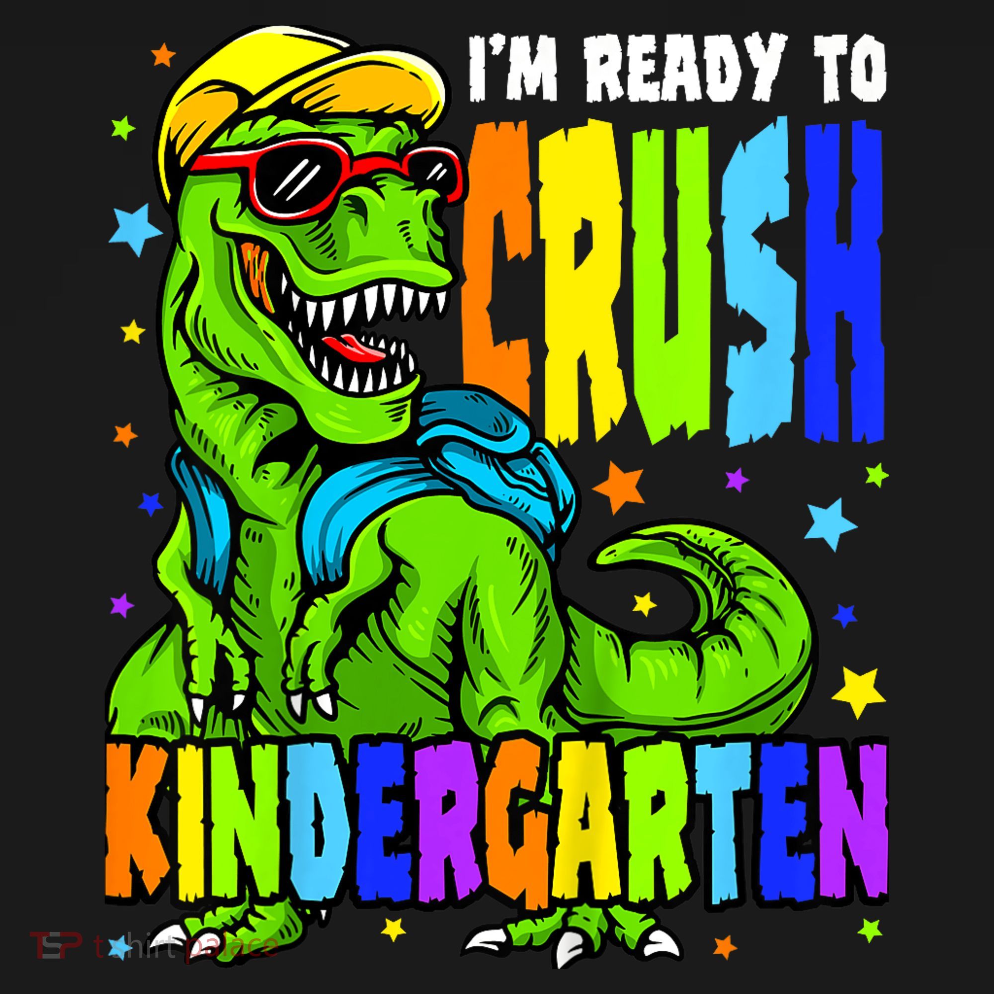 I'm Ready to Crush Kindergarten Dinosaur 1st Day of School Ornament