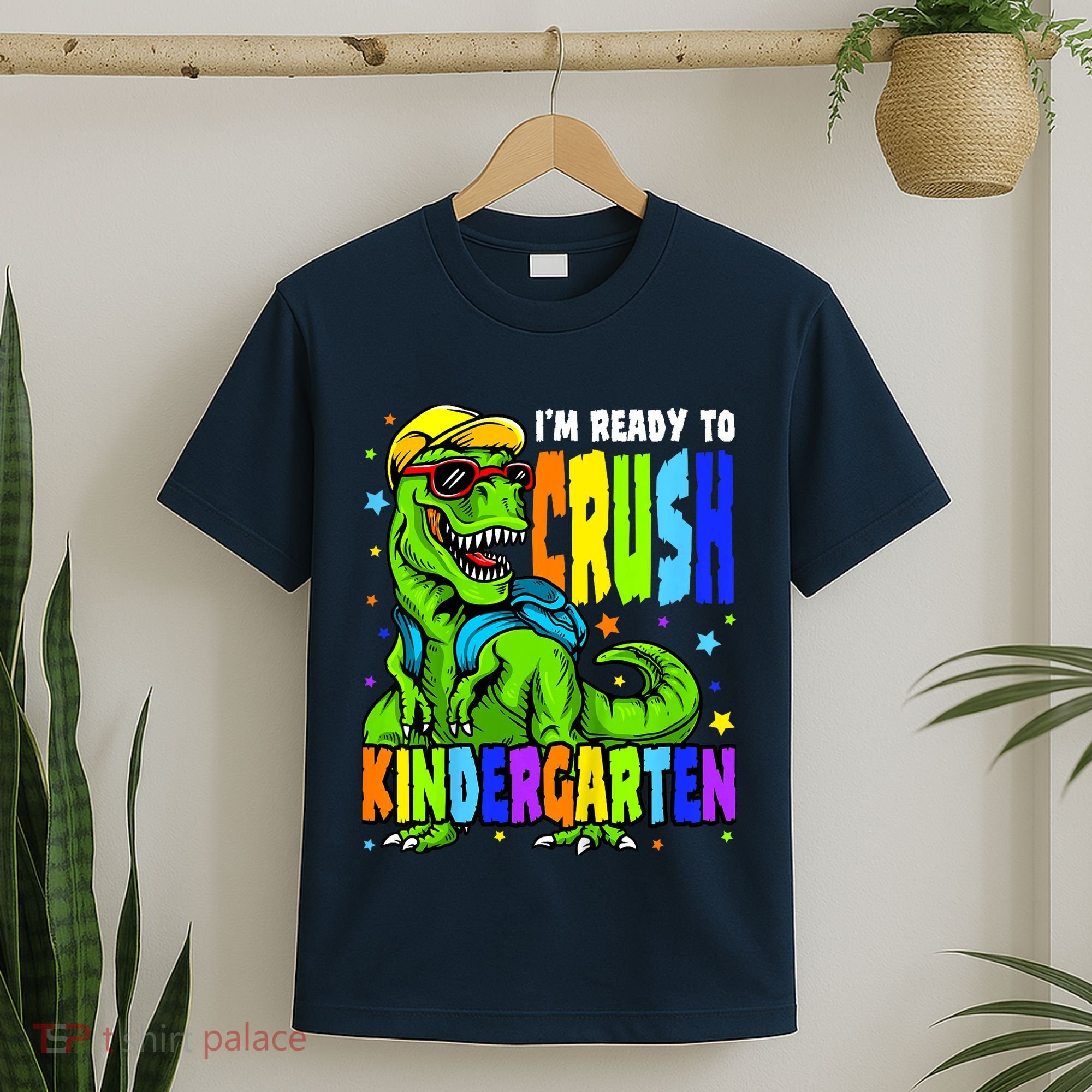 I'm Ready to Crush Kindergarten Dinosaur 1st Day of School T-Shirt