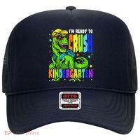 I'm Ready to Crush Kindergarten Dinosaur 1st Day of School Hat thumb 0