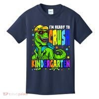 I'm Ready to Crush Kindergarten Dinosaur 1st Day of School Kids T-Shirt thumb 0