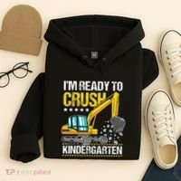 I'm Ready To Crush Kindergarten Construction Vehicle Hoodie thumb 4