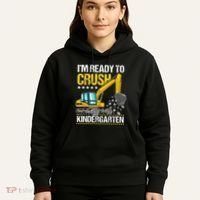 I'm Ready To Crush Kindergarten Construction Vehicle Hoodie thumb 5