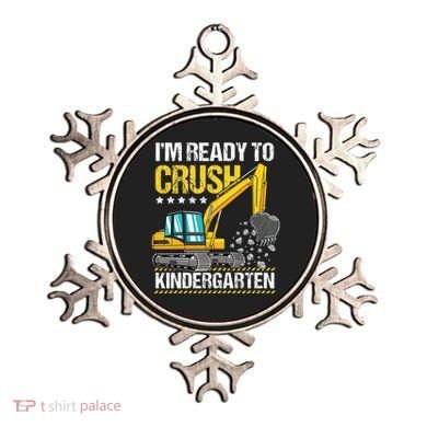 I'm Ready To Crush Kindergarten Construction Vehicle Ornament