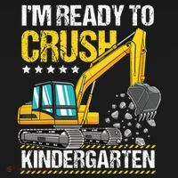 I'm Ready To Crush Kindergarten Construction Vehicle Toddler Hoodie thumb 2