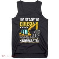 I'm Ready To Crush Kindergarten Construction Vehicle Tank Top thumb 0