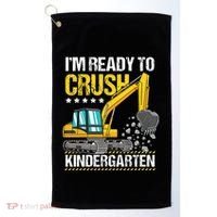 I'm Ready To Crush Kindergarten Construction Vehicle Golf Towel thumb 0