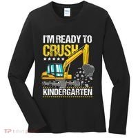 I'm Ready To Crush Kindergarten Construction Vehicle Women's Long Sleeve Shirt thumb 0