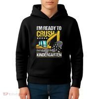 I'm Ready To Crush Kindergarten Construction Vehicle Kids Hoodie thumb 4