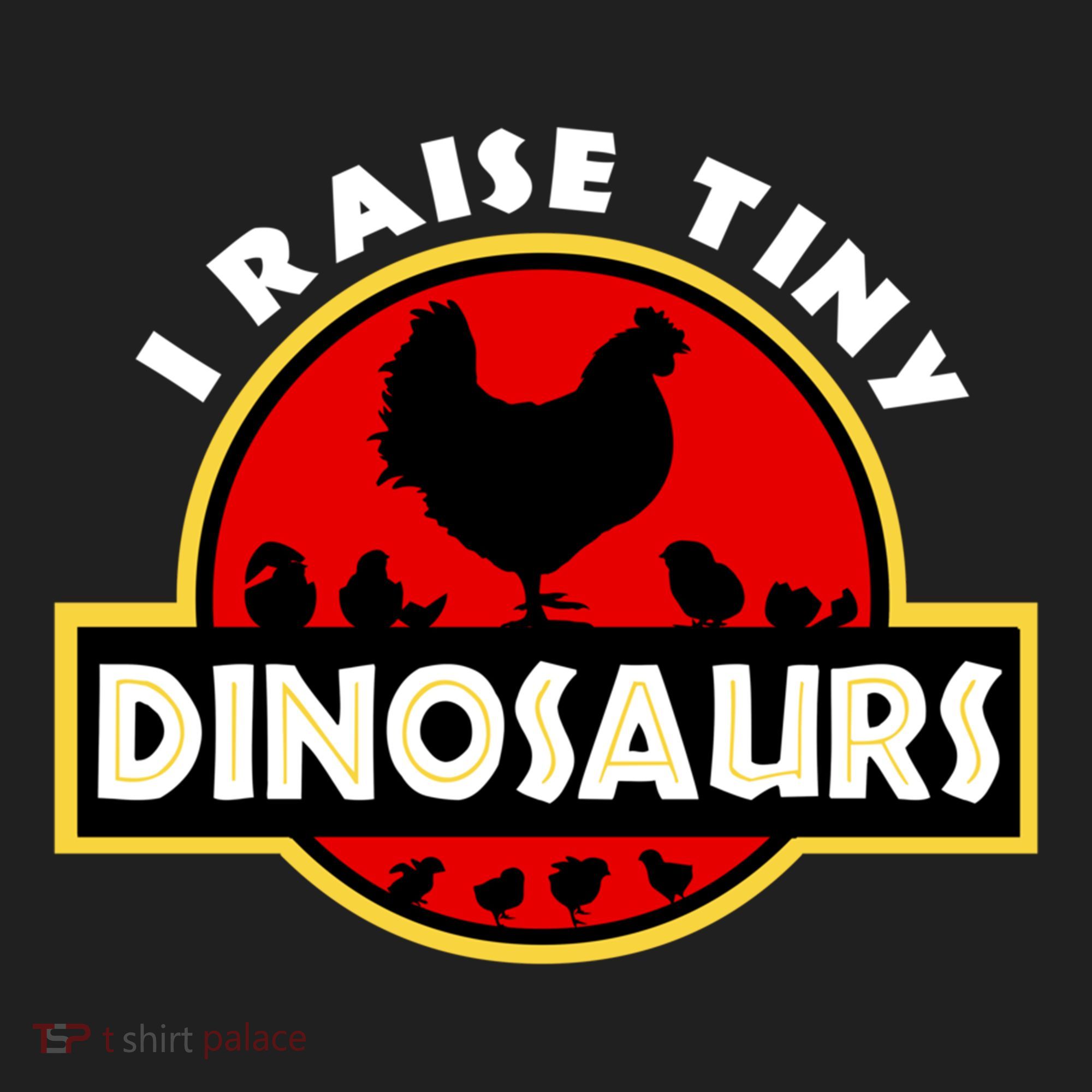 I Raise Tiny Dinosaurs Chicken Lover Gift Golf Towel