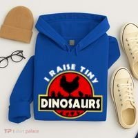 I Raise Tiny Dinosaurs Chicken Lover Gift Hoodie thumb 4