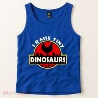 I Raise Tiny Dinosaurs Chicken Lover Gift Tank Top thumb 2