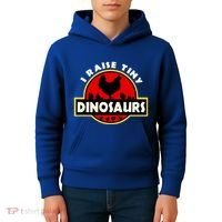 I Raise Tiny Dinosaurs Chicken Lover Gift Kids Hoodie thumb 4