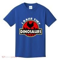 I Raise Tiny Dinosaurs Chicken Lover Gift Kids T-Shirt thumb 0