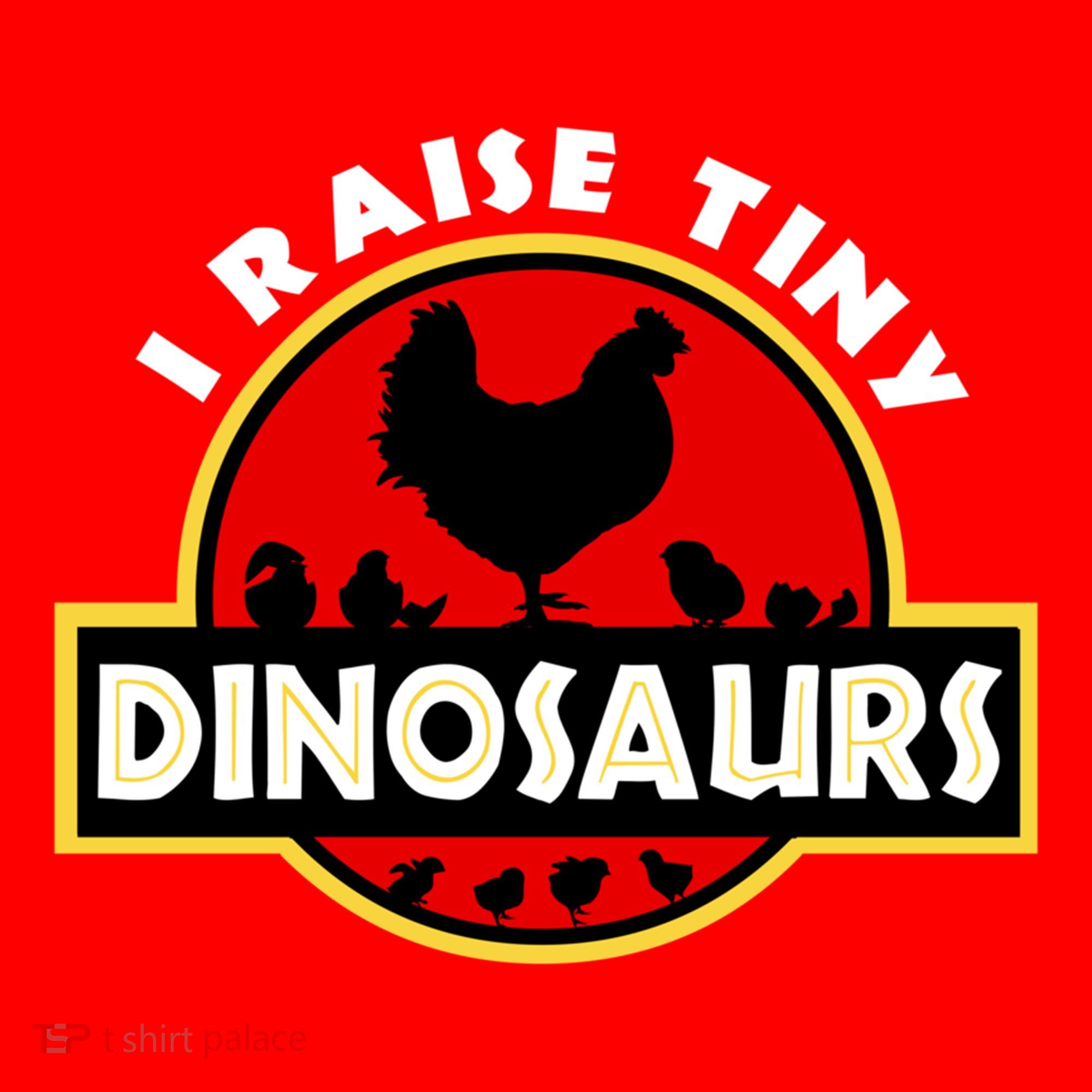 I Raise Tiny Dinosaurs Chicken Lover Gift Santa Hat
