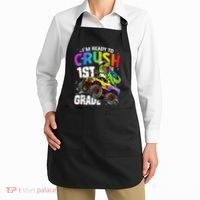 I'm Ready To Crush 1st Grade Dinosaur Back To School Apron thumb 2
