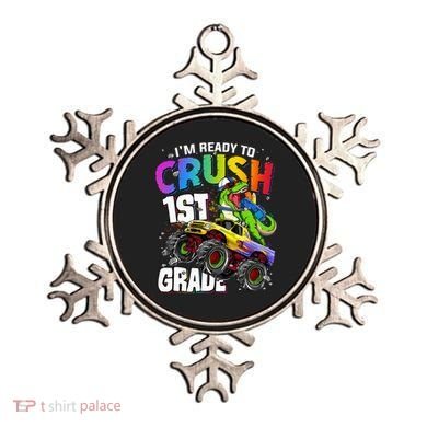 I'm Ready To Crush 1st Grade Dinosaur Back To School Ornament